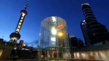 Apple opens third store in shanghai