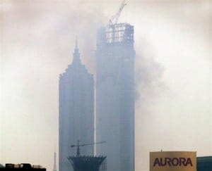 China Tallest Building Fire Japan's Mori Ready to Sell More Floors in SWFC Building