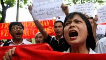 Vietnamese protestors