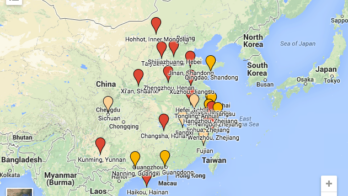 China home purchase restriction map