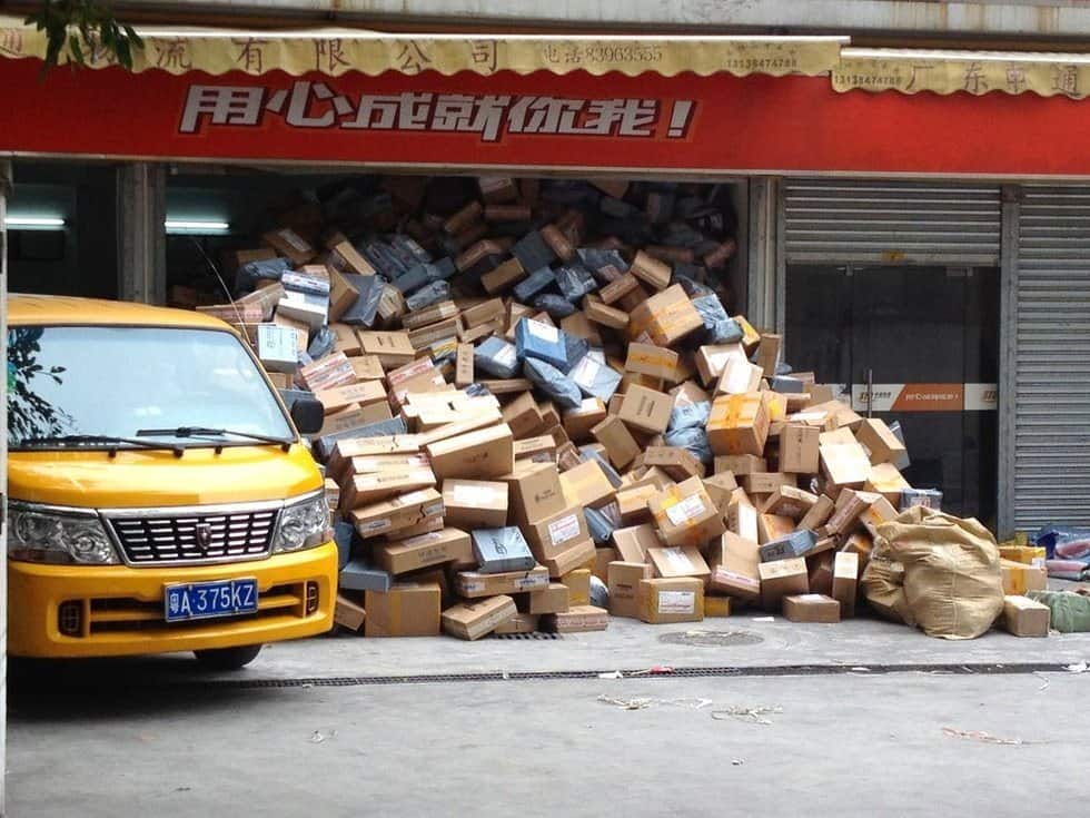 China warehouse shortage