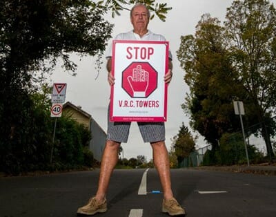 Melbourne protestor