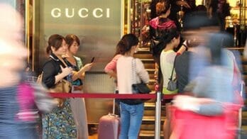 Hong Kong luxury shoppers