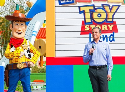 Robert Iger and Woody in Shanghai