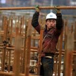China construction worker
