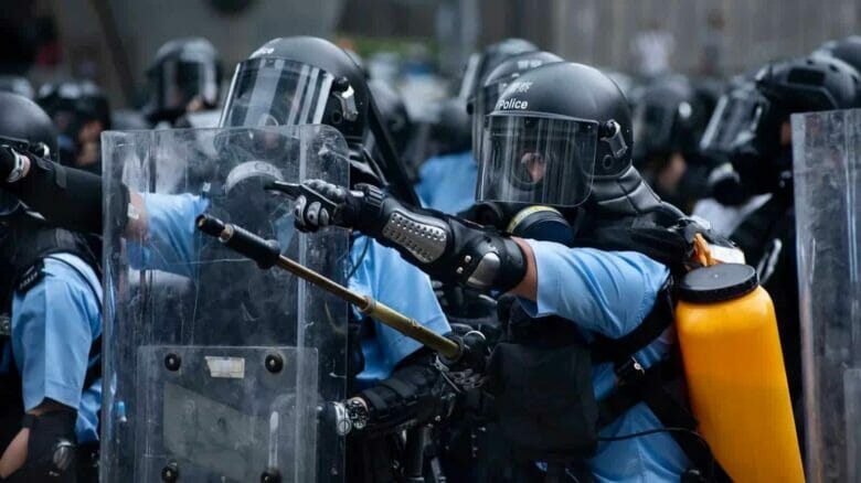 Hong KOng riot Police