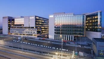 Passport building at Brussel airport, a building that KTC acquired in 2018