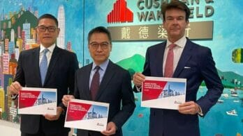 Mr Kevin Lam, Cushman & Wakefield's Executive Director, Head of Retail Services, Hong Kong, Mr John Siu, Cushman & Wakefield's Managing Director, Hong Kong and Mr Keith Hemshall, Cushman & Wakefield's Executive Director, Head of Office Services, Hong Kong