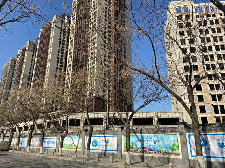 A residential project in Xian which R&F failed to deliver on time