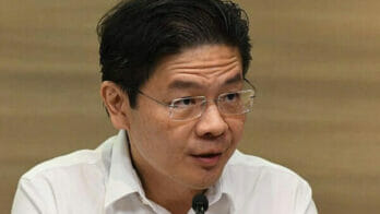 Singapore finance minister Lawrence Wong