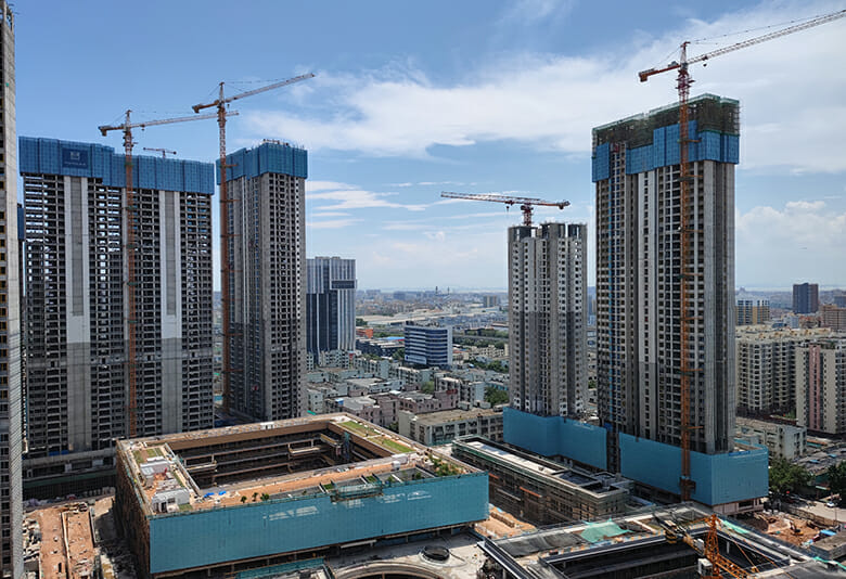 Buildings Under Construction In Shenzhen