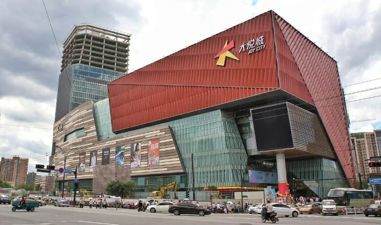 Joy City mixed-use scheme in Hangzhou