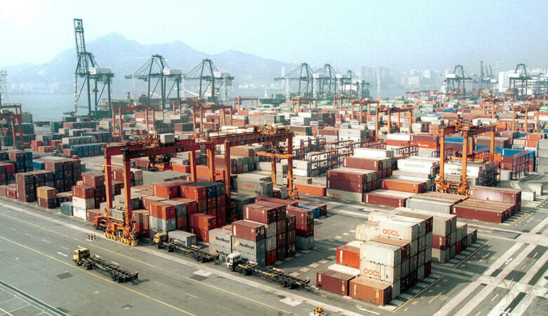 Hong Kong Kwai Chung Container Terminal 