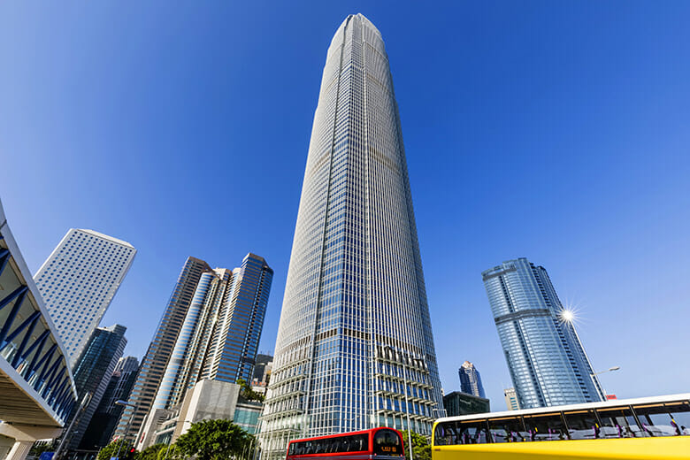 Hong Kong, City Skyline and International Finance Centre Building