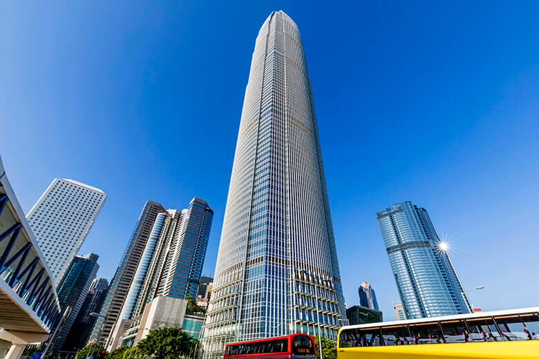 Hong Kong, City Skyline and International Finance Centre Building