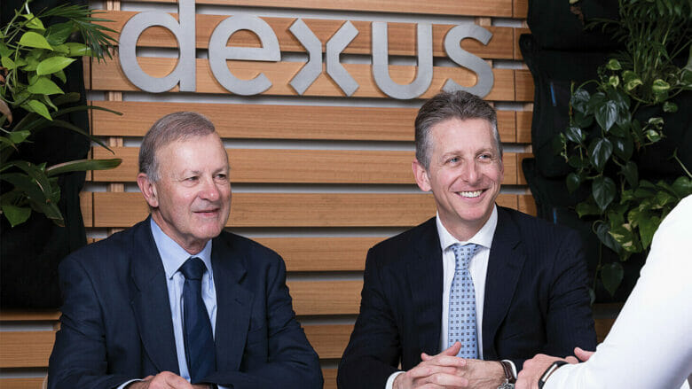 Richard Sheppard, Chair of Dexus Funds Management Limited and Darren Steinberg, Chief Executive Officer of Dexus
