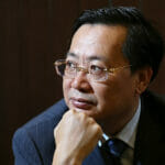 Lin Zhong, chairman of CIFI Holdings (Group); portrait photo taken in his office at One Pacific Place, Admiralty.