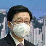 Hong Kong Chief Executive John Lee Meets Media