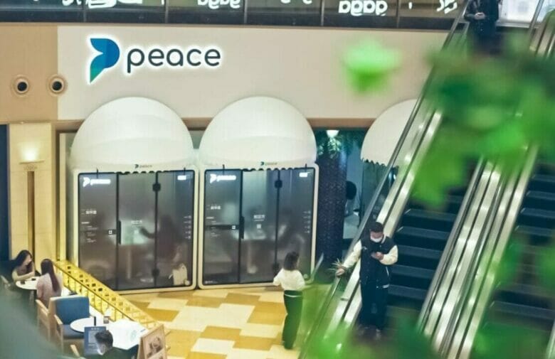At least 25 Peace Pods will be deployed in Shanghai before the year ends. (Source: Peace)