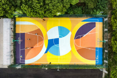 Vlinker basketball court