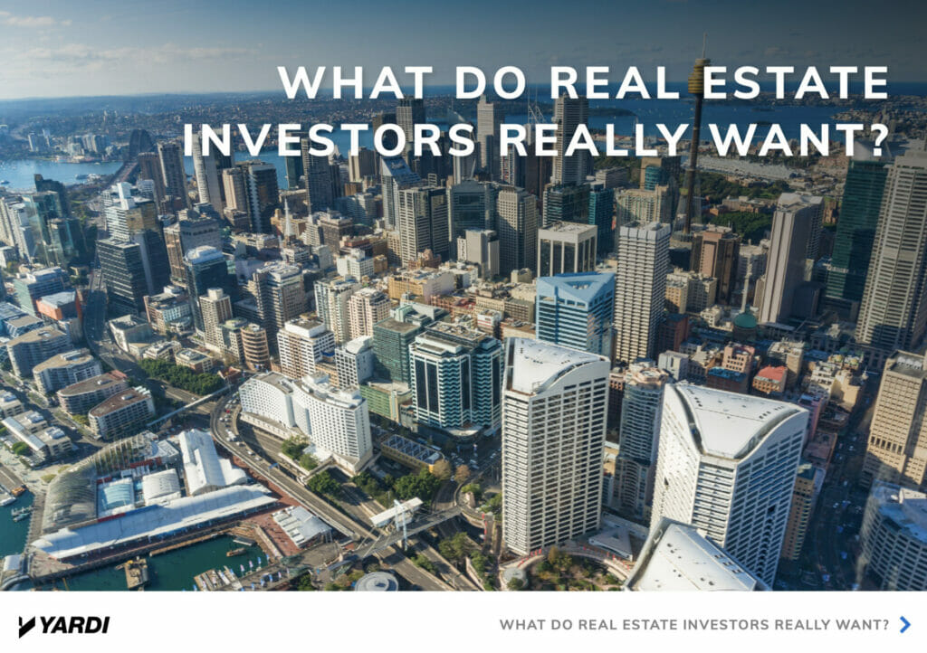 what do real estate investors really want?