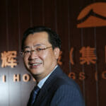 Lin Zhong, chairman of CIFI Holdings (Group), portrait photo taken in his office at One Pacific Place, Admiralty. 08SEP14