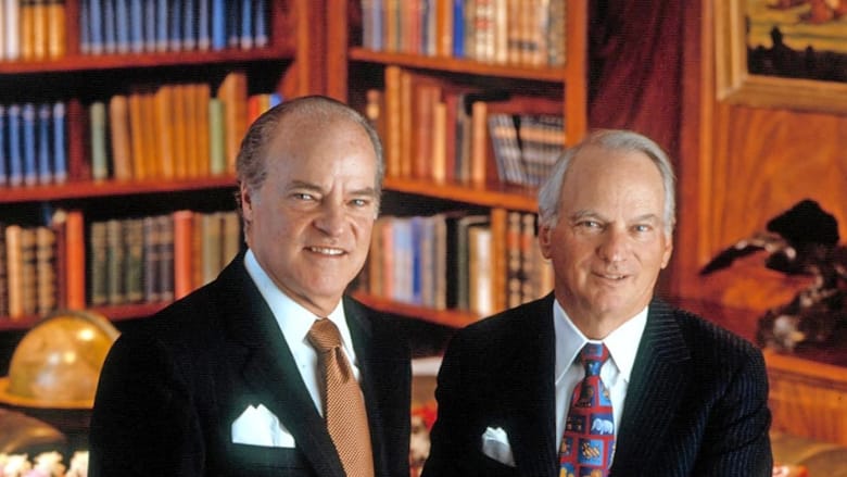 Henry Kravis and George Roberts the founders of KKR with Jerome Kohlberg Jr. 