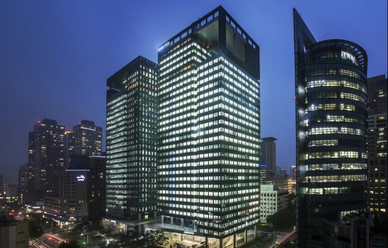 The Samsung SDS Tower in Seoul