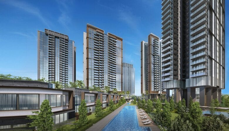 SingHaiyi Group's 1,400-unit Parc Clematis was the largest project completed last year. (Image: SingHaiyi)