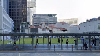The Cross Street site near Telok Ayer MRT station (Image: Google)