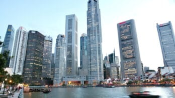 Boat Quay in Singapore