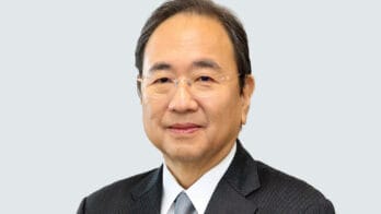 Fuji Media Holdings president Kenji Shimizu